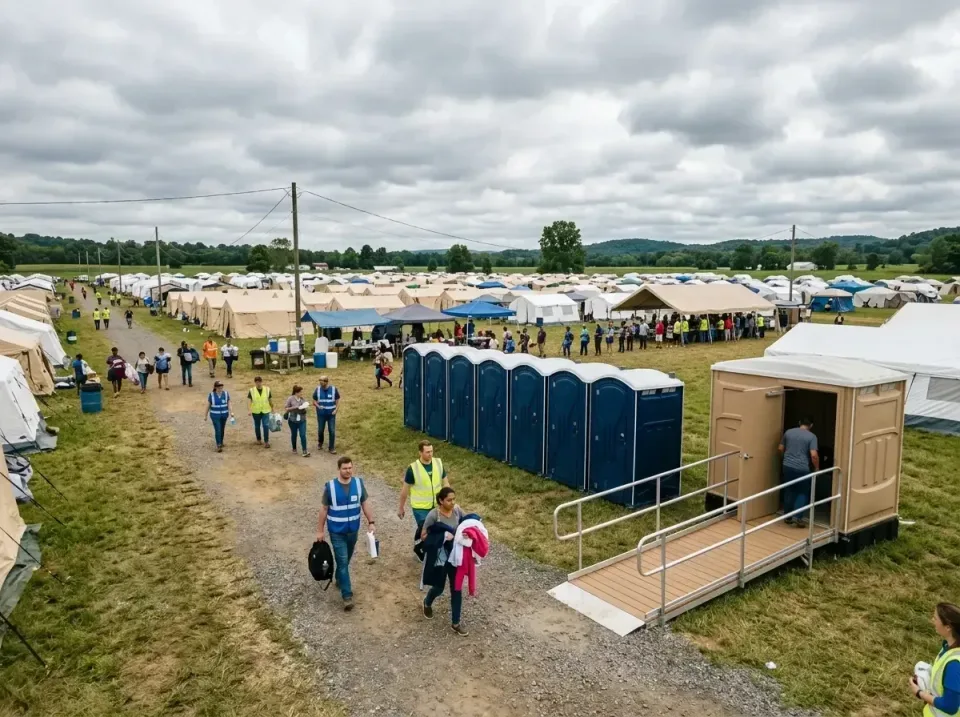 disaster-relief-camp-restrooms-010 — frequently asked questions, Dumpster & Portable Bathrooms Rental in East Lexington, VA
